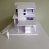弁天橋通りの家　模型完成
